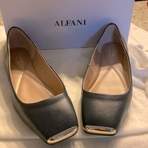 Women flat comfortable Navy Blue shoes.